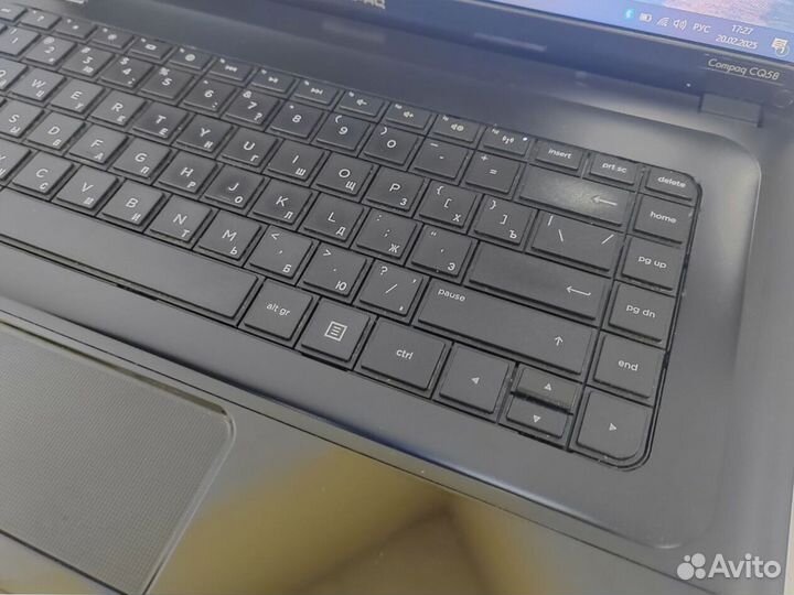 Ноутбук HP Compaq CQ58 с SSD и win 10 Обмен
