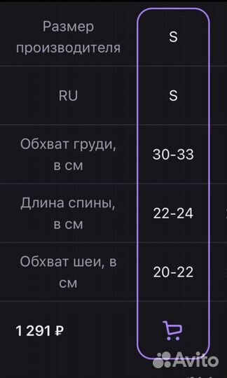 Одежда для собак мелких пород