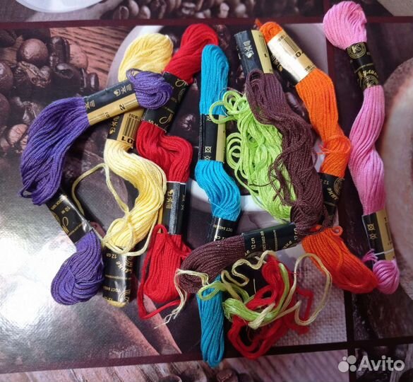 Вышивание Пяльцы Мулине