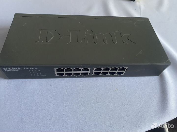 Коммутатор d link des 101 6a