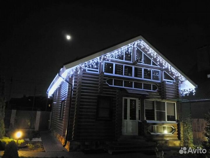 Гирлянда бахрома Teamprof 3х0.6м IP65