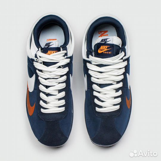 Кроссовки Nike Cortez 4.0 x Sacai Blue