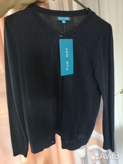 Школьная форма, кардиган синий