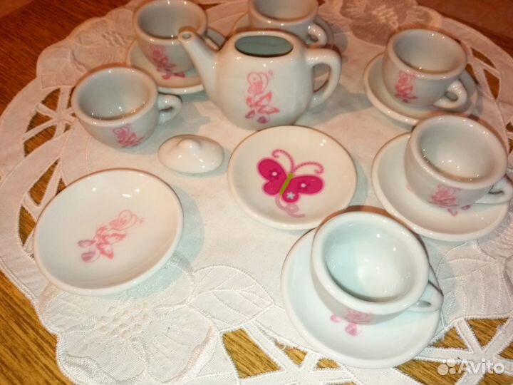 Набор миниатюрной посуды (керамика)