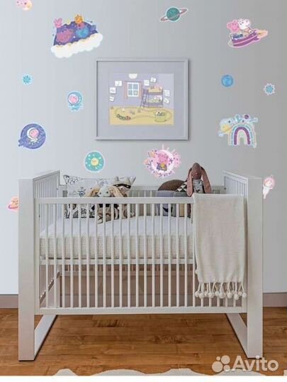 Виниловые наклейки свинка пеппа