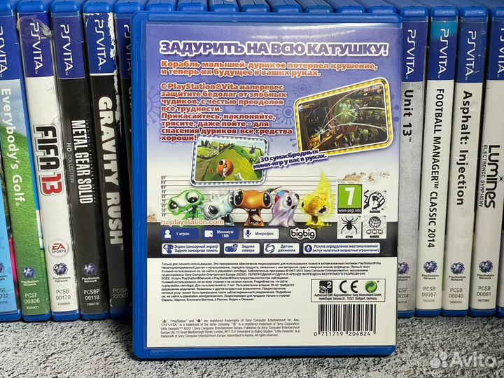 Игра Дурдом в кармане/Little Deviants, для PS Vita