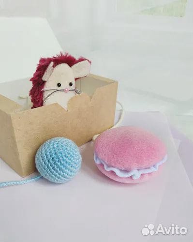 Набор игрушек для кошек с кошачьей мятой