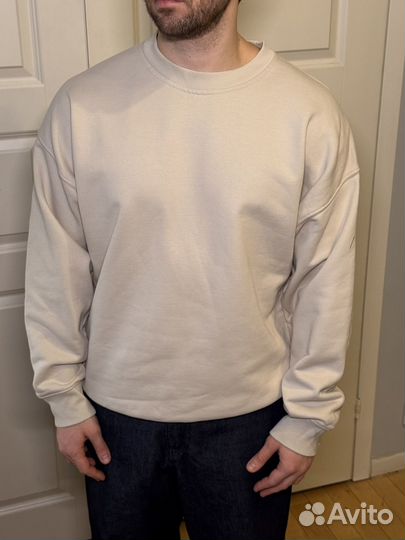 Свитшот бежевый базовый HM размер L