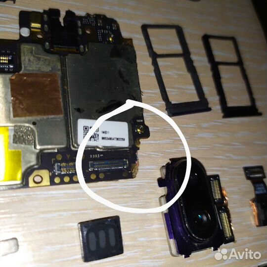 Xiaomi redmi note 7 на запчасти