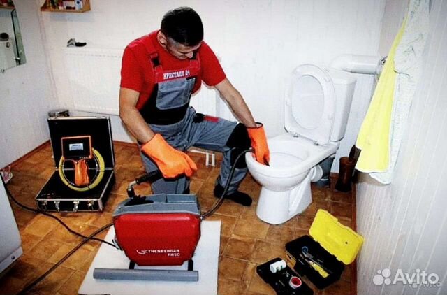 Прочистка канализации. Устранение засоров. 24/7