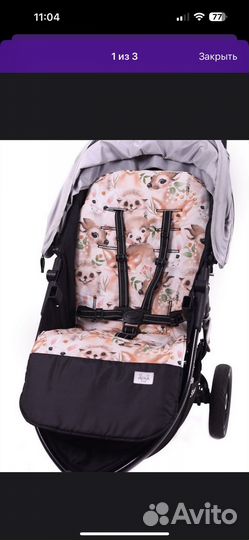 Матрас детский в прогулочную коляску