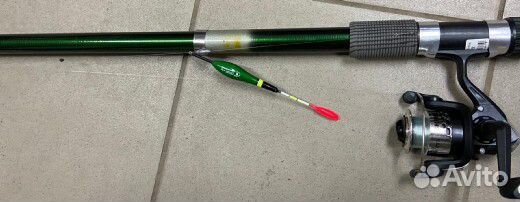 Удилище телескоп. 1,8 м оснащенный
