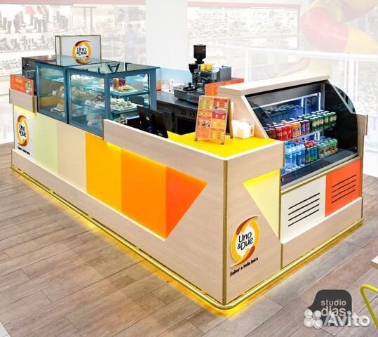 Островок для фреша и смузи, торговый островок в ТЦ