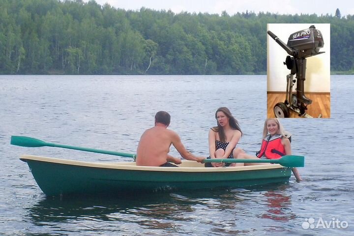 Лодка с мотором Виза Нейва - 4 Sea - Pro T 3S