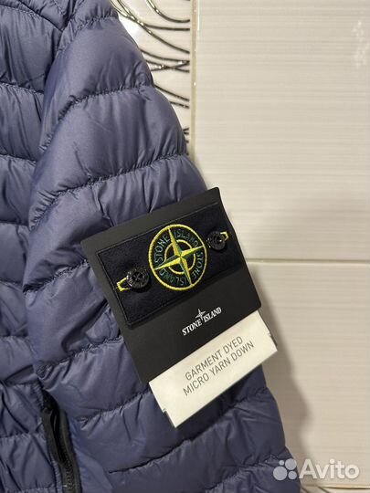 Stone island микропуховик micro yarn down оригинал