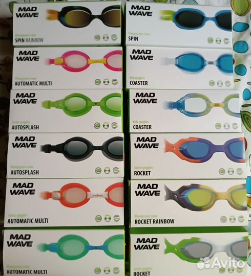 Очки для плавания детские от1 года Madwave Новые