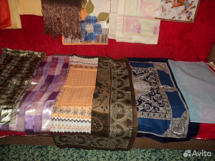 Платки головные, шарфы