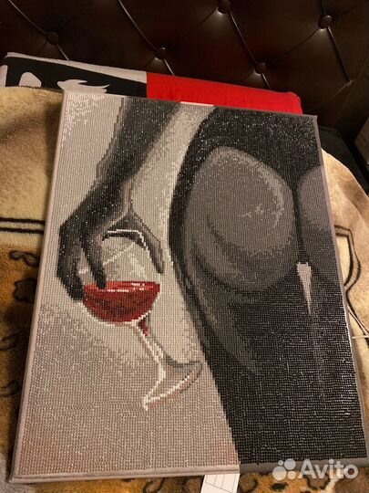 Алмазная мозаика готовая на подрамнике