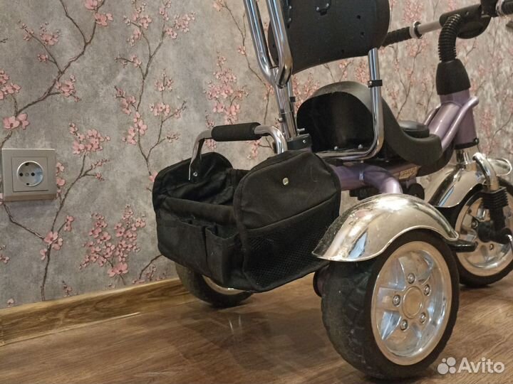 Велосипед с родительской ручкой