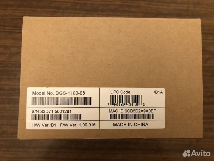 Коммутатор D-Link DJS-1100-08