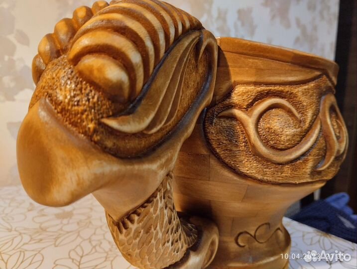 Кувшин,осетинская традиционная пивная чаша (Ронг)