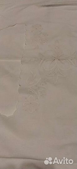 Кпб с вышивкой ришелье новые СССР бязь, ситец