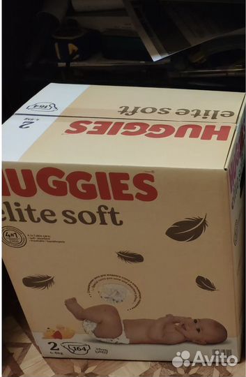 Подгузники Huggies elite soft 2