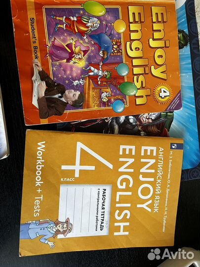 Enjoy English 4 класс учебник + тетрадь