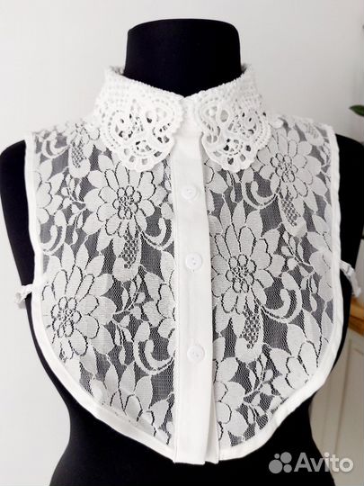 Воротник манишка кружевная ажурная женская