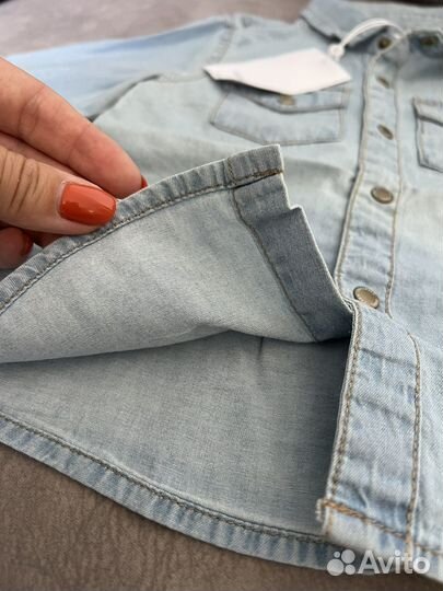 Джинсовая рубашка для мальчика