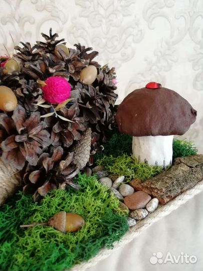 Осенняя поделка из природных материалов