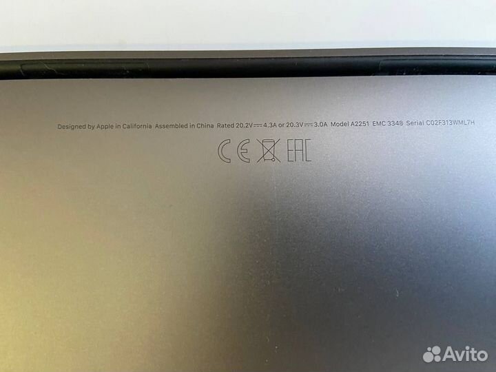 Macbook Pro 13 2020 Модель A2251