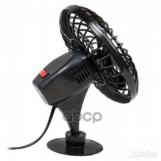 Вентилятор 12,5 см На присоске пластик 12В На п