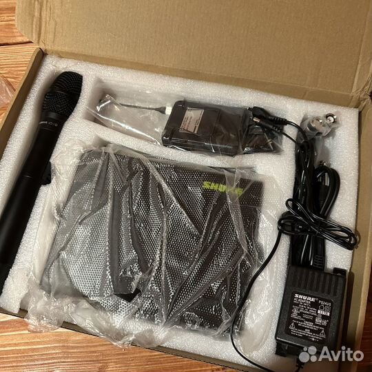 Микрофон Shure qlxd KSM9 + поясной передатчик