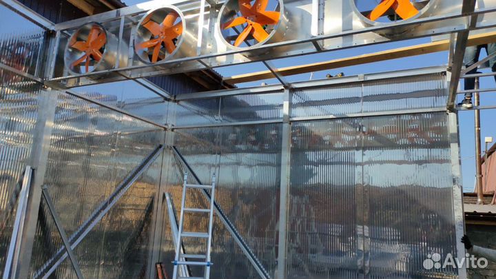 Сушильные камеры древесины - вентиляторы осевые