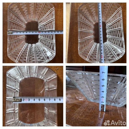 Ладья большая, салатник лзхс хрусталь СССР