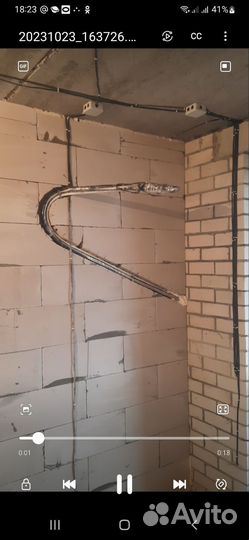 Установка сплит-систем/Закладка трассы в ремонте