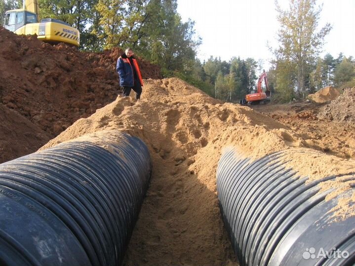 Прокладка труб канализации. Врезка. Подключение