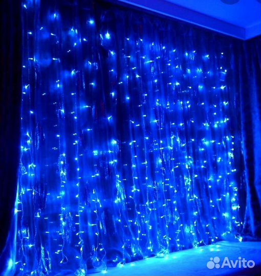 Гирлянда штора