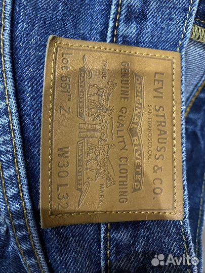Джинсы levis 551z