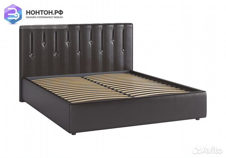 Кровать Кристи 1.6 м шоколад