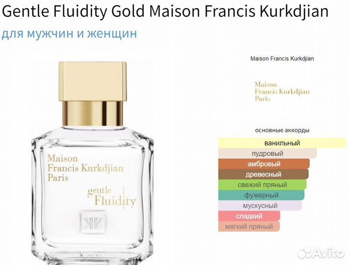 Пробники от Maison Francis Kurkdjian 2 мл Оригинал