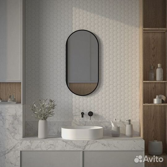 Зеркало LED 40х80 тепл. свет Defesto aura DF 2932