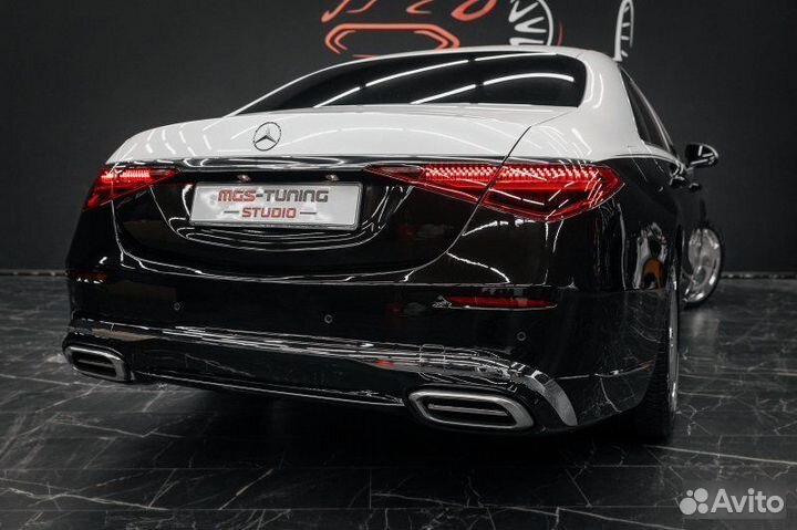 Задний бампер стиль Maybach Mercedes S-class W223