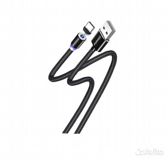 Кабель Fumiko MC01 TypeC 2.4A магнитный 1м (Новый)
