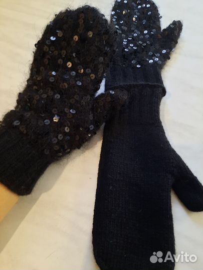 Варежки зимние женские