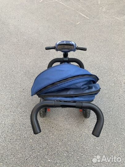 Велосипед коляска с ручкой