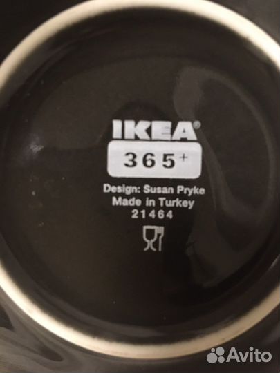 Чашка и блюдце для кофе IKEA 365+