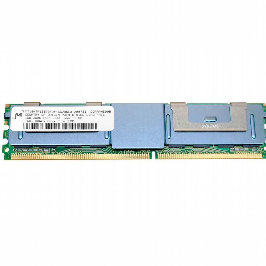 [MT18HTF12872FDY-667B5E3] Оперативная Память 1gb Mt18htf12872fdy-667b5e3