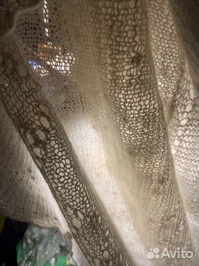 Платок шаль пуховая бу